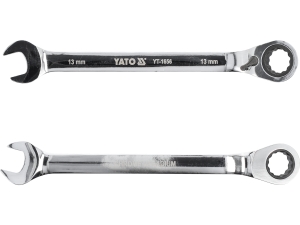 Klucz płasko oczkowy z grzechotką YATO 13mm 72 zęby stal CrV YT-1656
