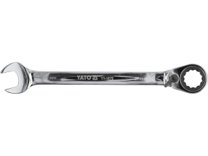 Klucz płasko oczkowy z grzechotką YATO 27mm mechanizm 72 zęby stal CrV YT-1670