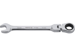 Klucz płasko oczkowy YATO 14mm z grzechotką przegubem 72 zęby YT-1680