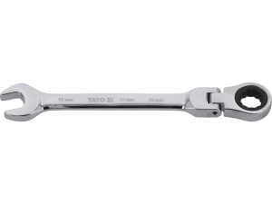 Klucz płasko oczkowy YATO z grzechotką przegubowy 15mm 72 zęby YT-1681