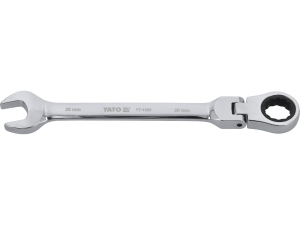 Klucz płasko oczkowy z grzechotką YATO 20mm przegubowy 72t stal CrV YT-1686