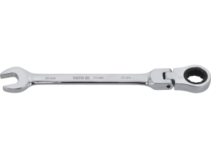 Klucz płasko oczkowy YATO z grzechotką przegubem 22mm 72t CrV YT-1688
