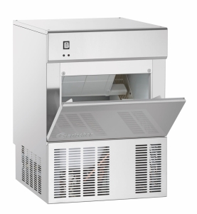 Profesjonalna kostkarka do lodu 45kg/24h INOX